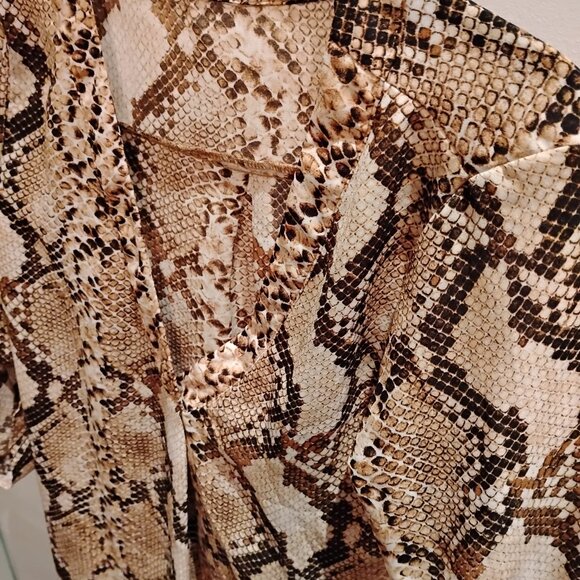 Lush Brand Snake Print Blouse - Picture 5 of 5